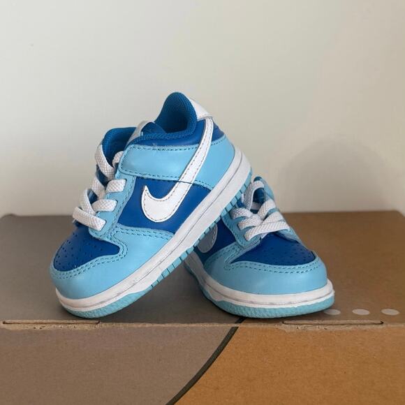 Nike Dunk Low Retro ‘Argon’ Toddler Sneakers - SZ 4 C - Picture 1 of 10